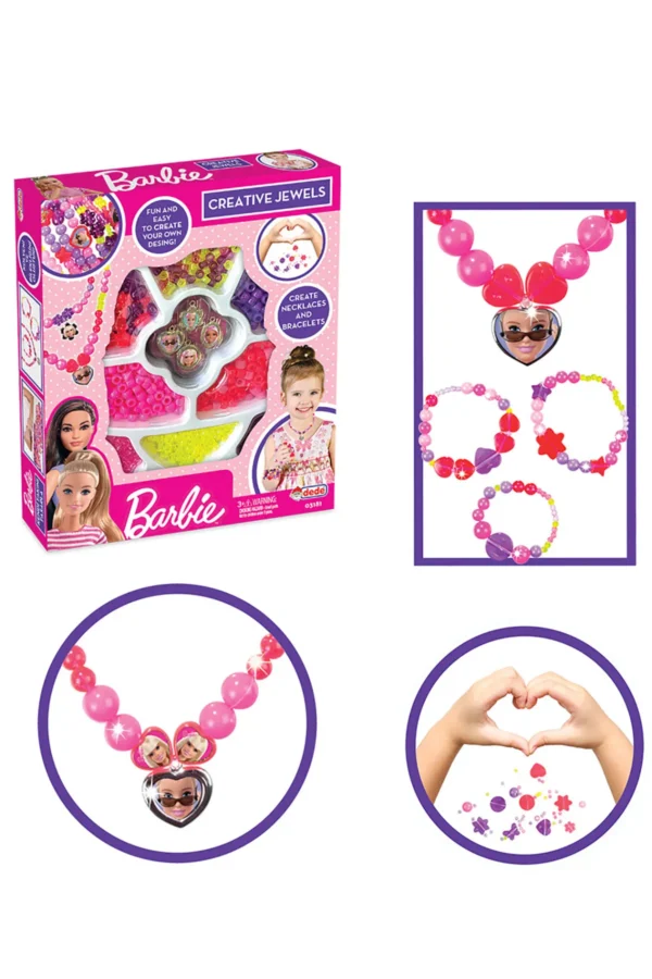 Barbie Dede Takı Setı Ikılı Kutu Oyuncak Setleri Karışık Renkli - Görsel 2