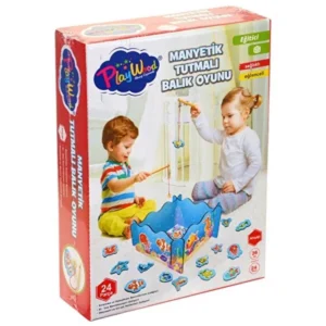 Ahşap Manyetik Tutmalı Balık Oyunu